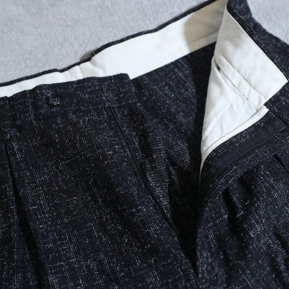 Barrage Black and White Wool Pants (33x30) - Picture 8 of 14